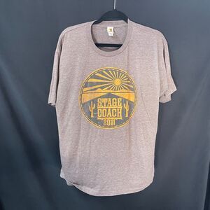 Stagecoach 2011 Country Musical Festival Concert T Shirt Gray Size XL